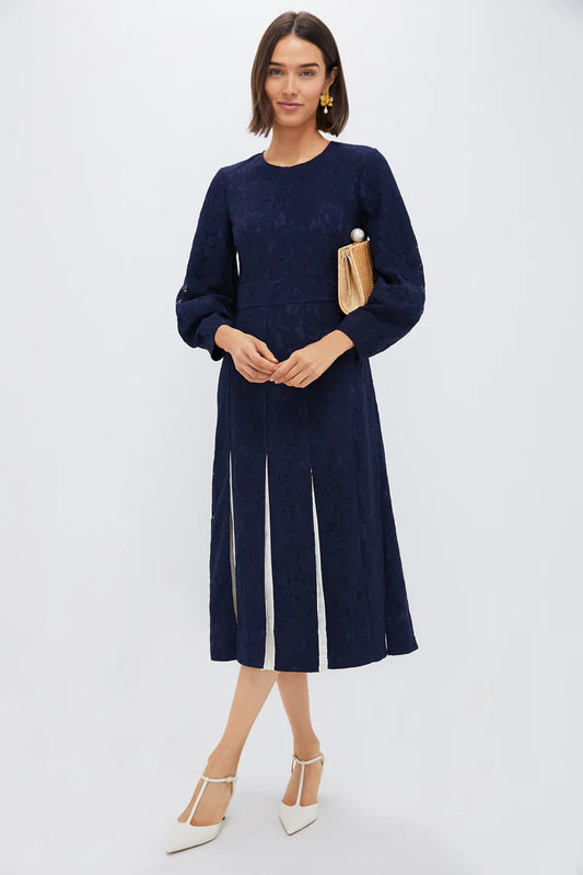 Navy Lace Cristiana Dress